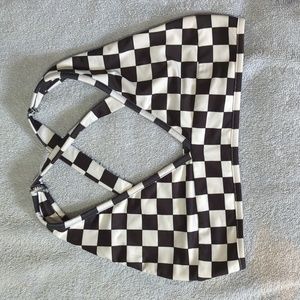 Checkered bralette